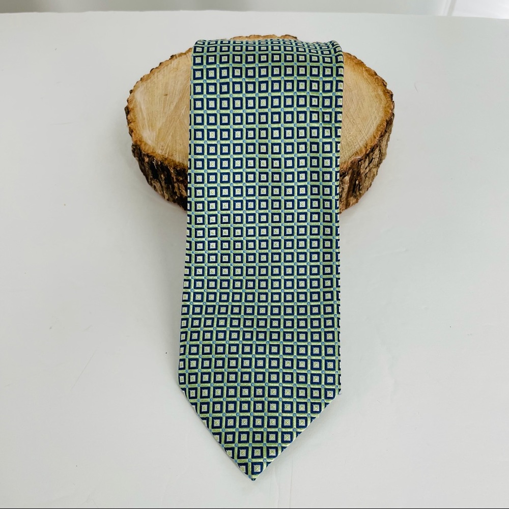Chaps Geometric Silk Neck Tie